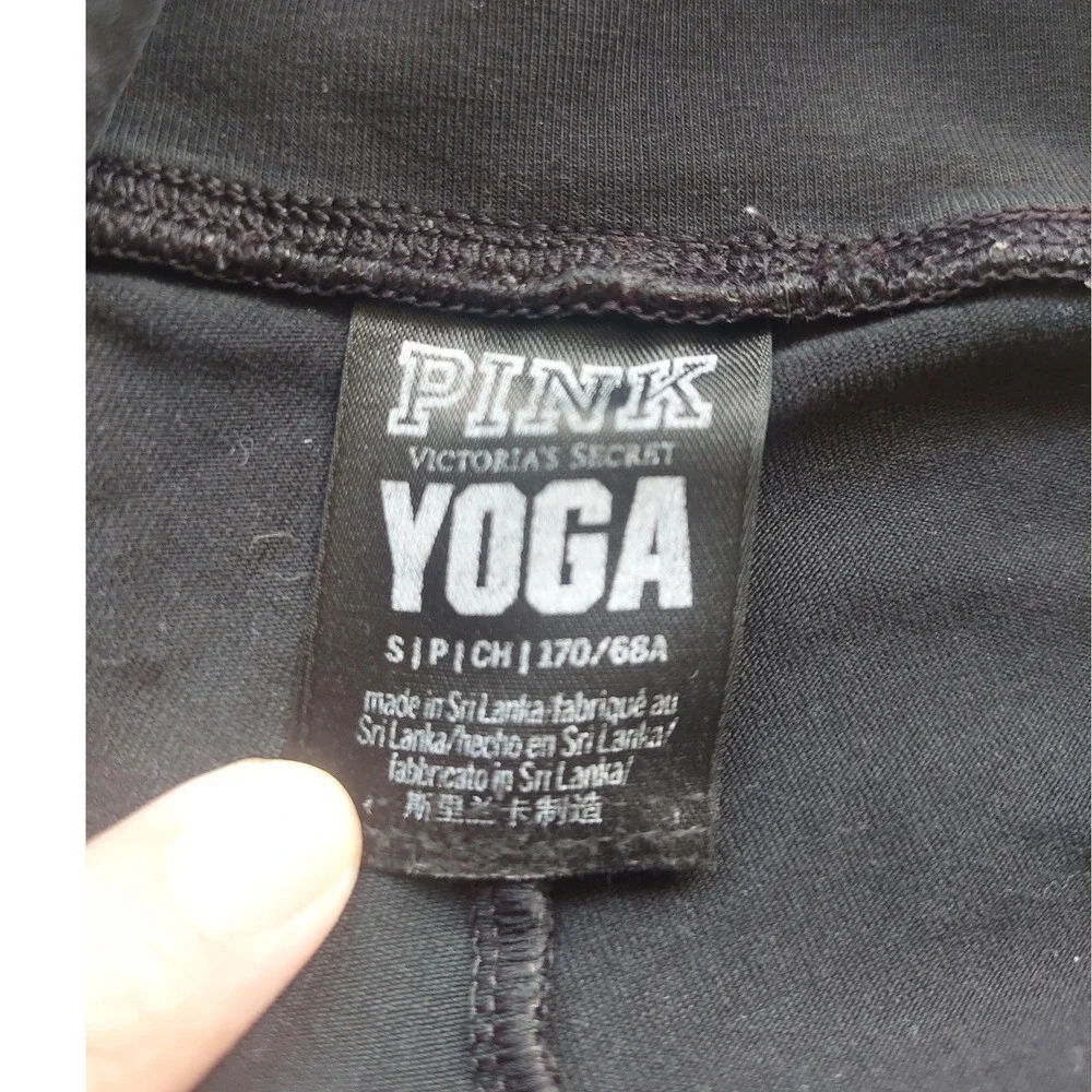 PINK Activewear Bundle Women Small Black Grey Pink Shorts Leggings Lot 7pc Mixed - Picture 12 of 16